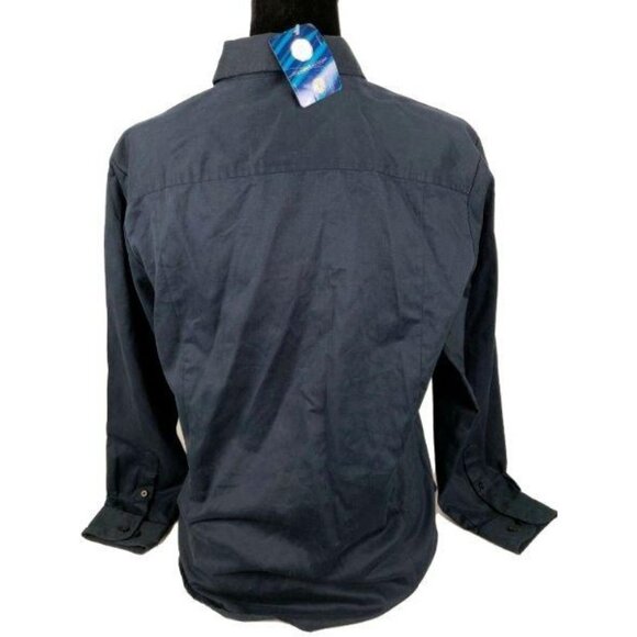 Pitt State Button Front Shirt Womens Size Large Navy Blue Long Sleeve PA College - Picture 2 of 6